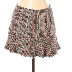 Theory tweed mini skirt